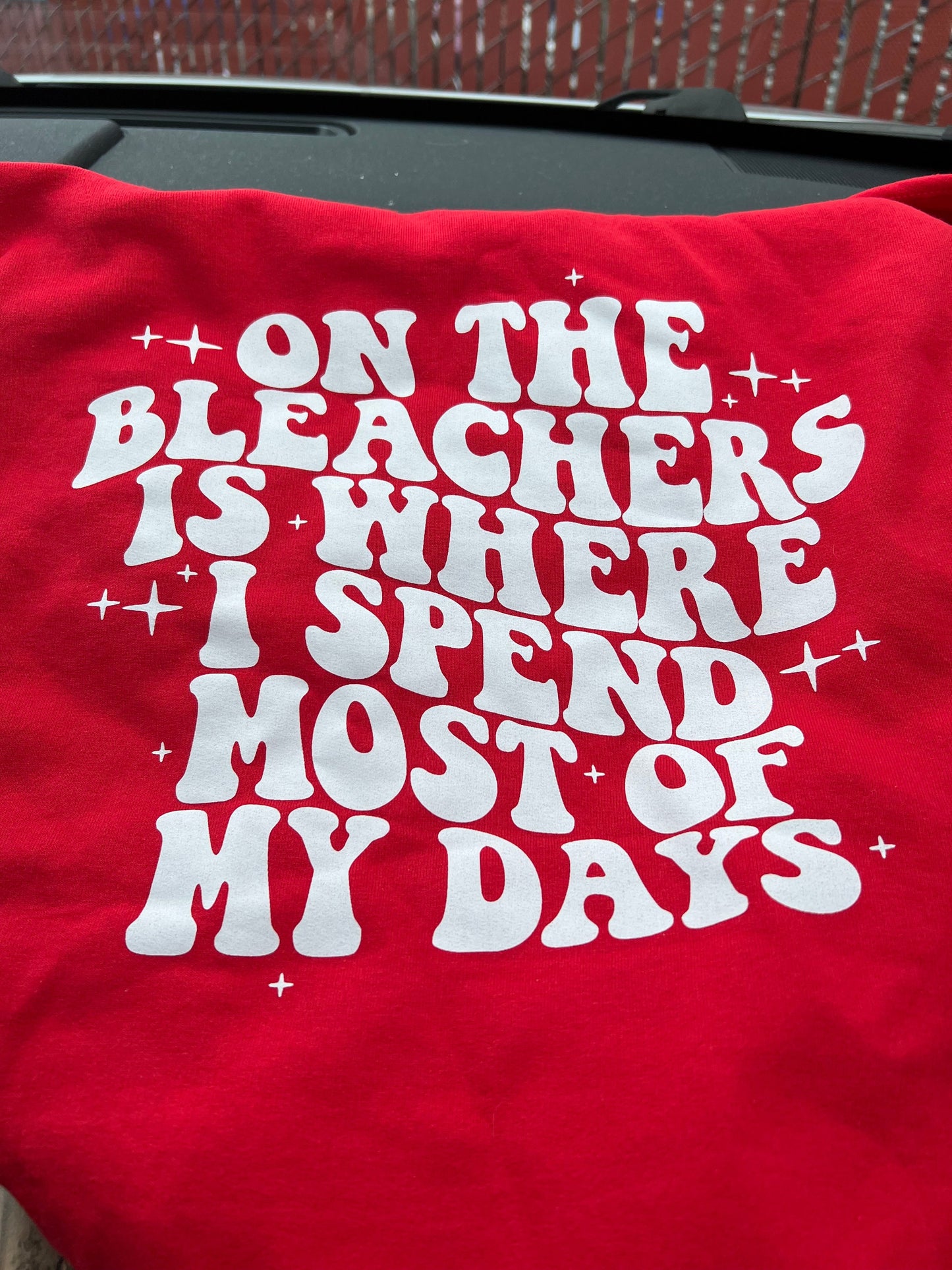 On the Bleachers Is Where I Spend Most of My Days- Soccer