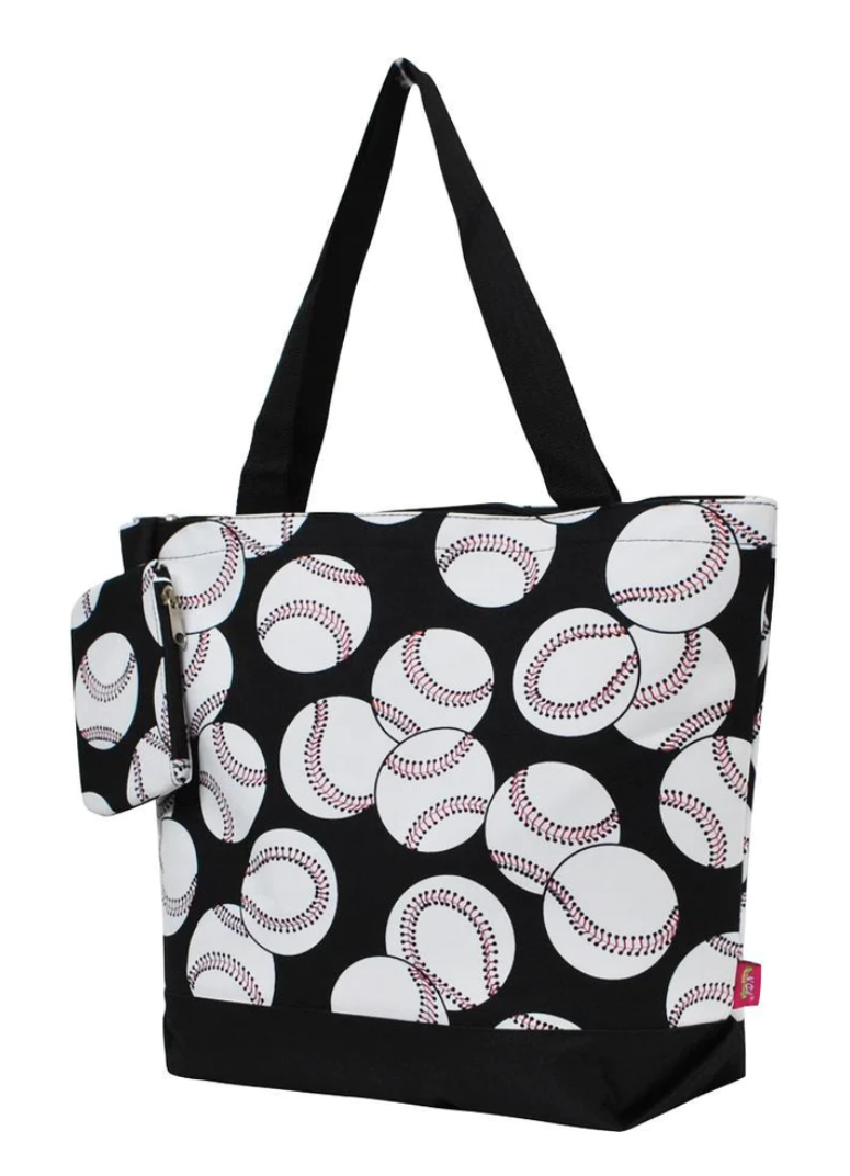 BASEBALL CANVAS TOTE BAGS