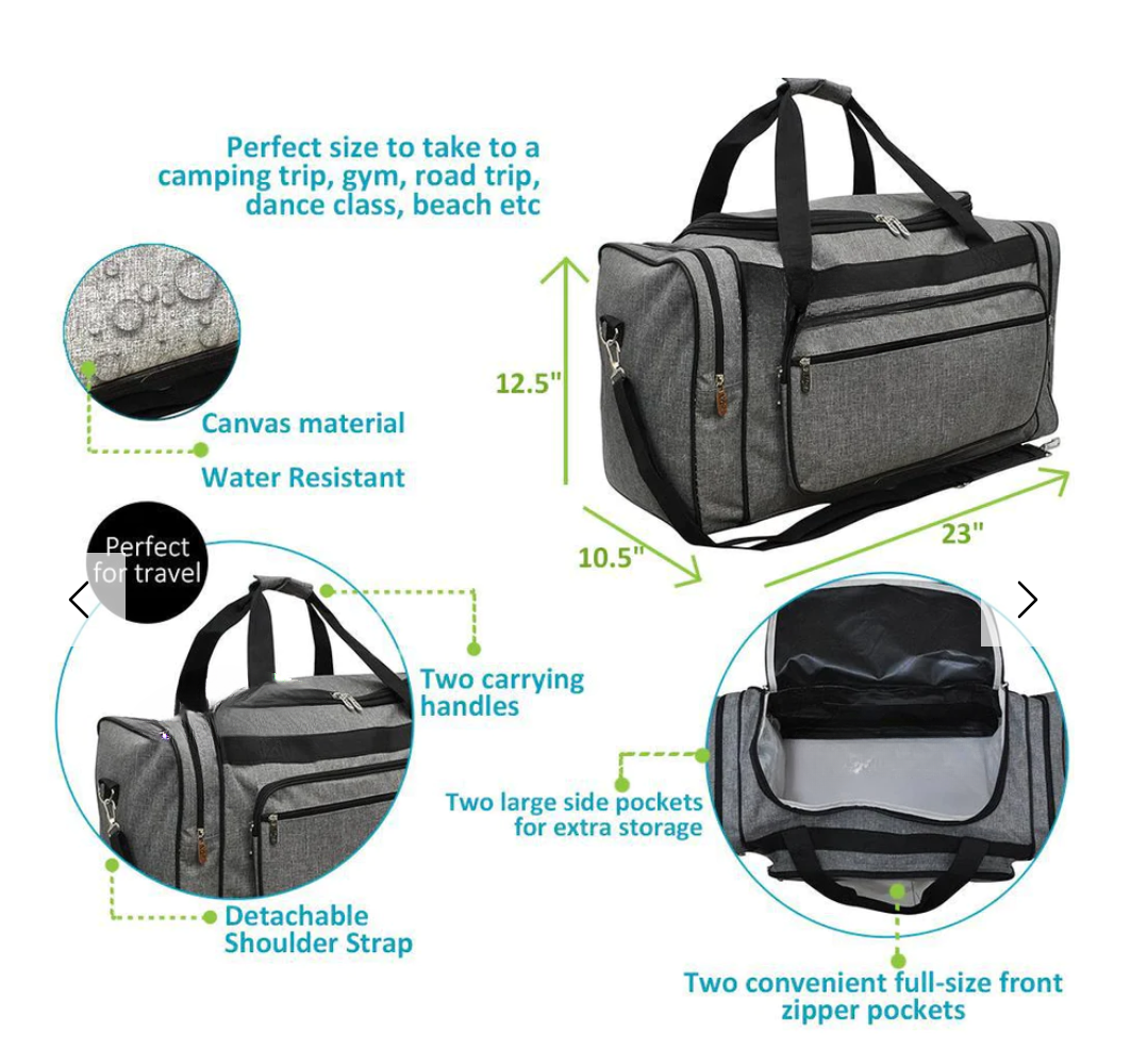 PET RESCUE LARGE 23 INCH  DUFFLE BAG