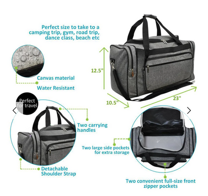 PET RESCUE LARGE 23 INCH  DUFFLE BAG