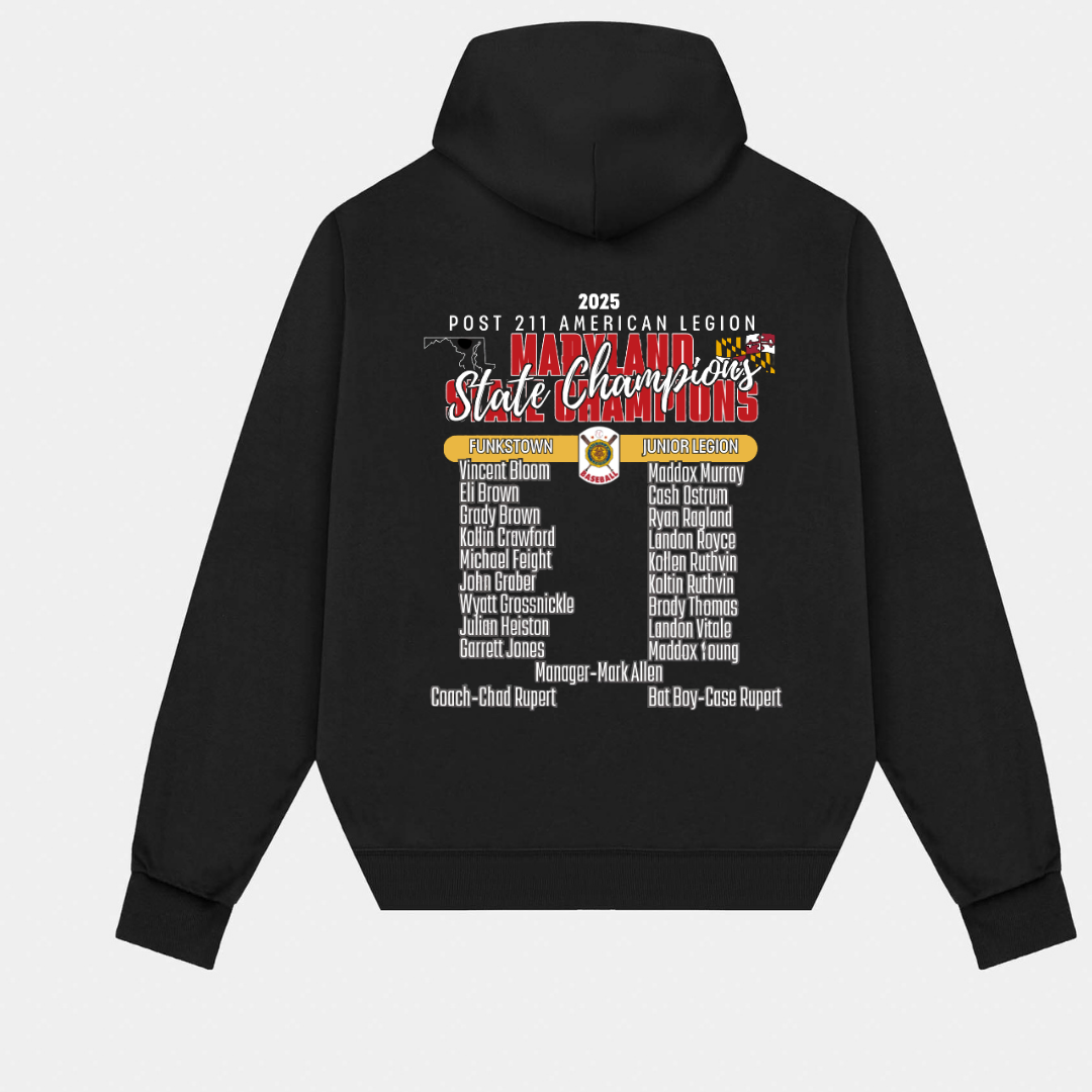 Funkstown Legion State Championship Hoodie YOUTH SIZES