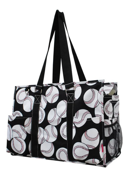 Zippered Caddy Organizer Tote Bag