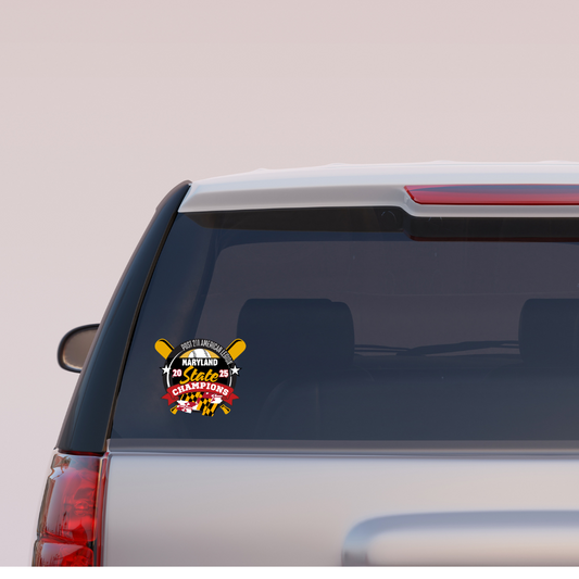Funkstown Legion State Championship Car Decal
