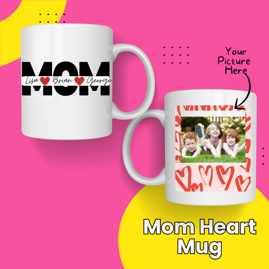 MOM HEART MUG