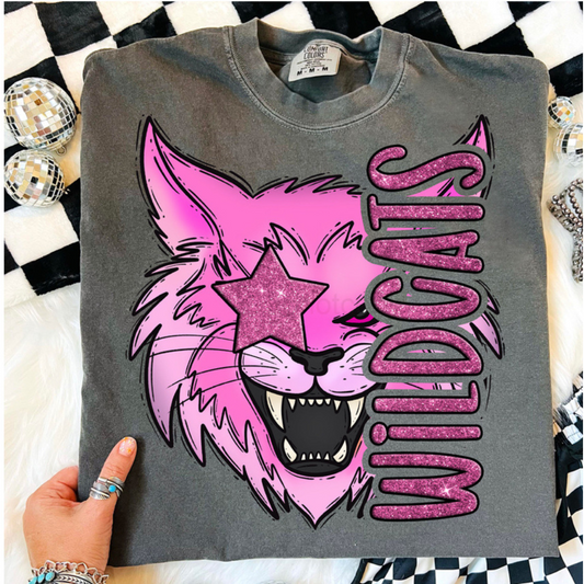 Wildcats Hot Pink Rock Star