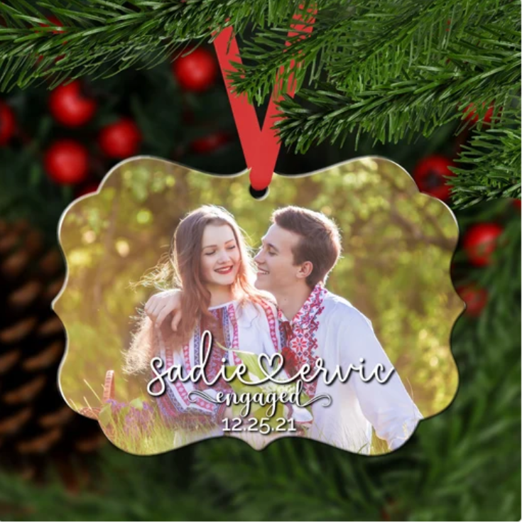 Personalized Ornament-Horizontal