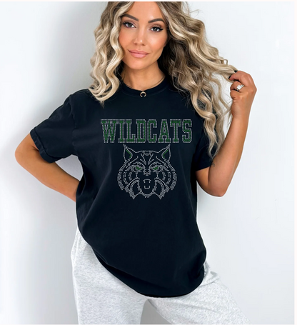 Wildcat with WILDCAT Lettering Spangle Design