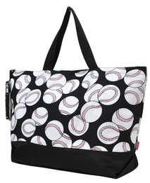 BASEBALL CANVAS TOTE XL BAG