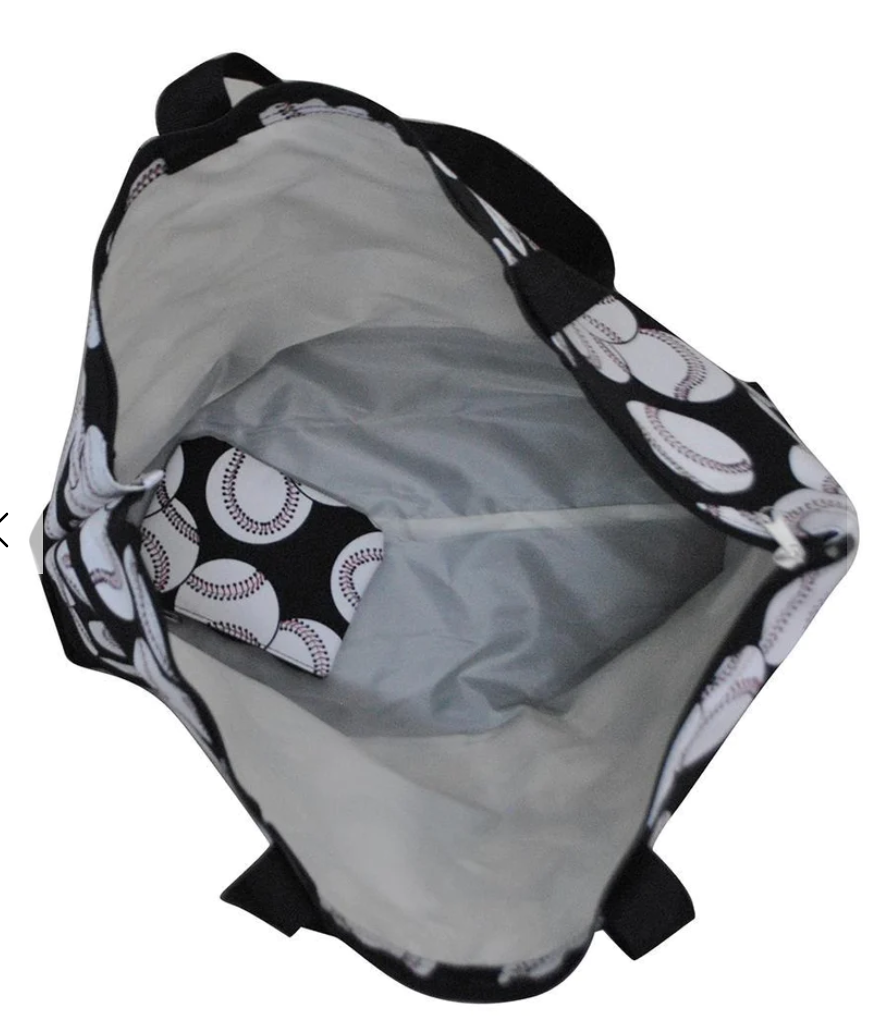 BASEBALL CANVAS TOTE XL BAG
